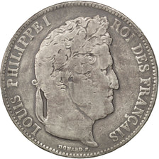 Monnaie, France, Louis-Philippe, 5 Francs, 1842, Rouen, TB, Argent, KM:749.2
