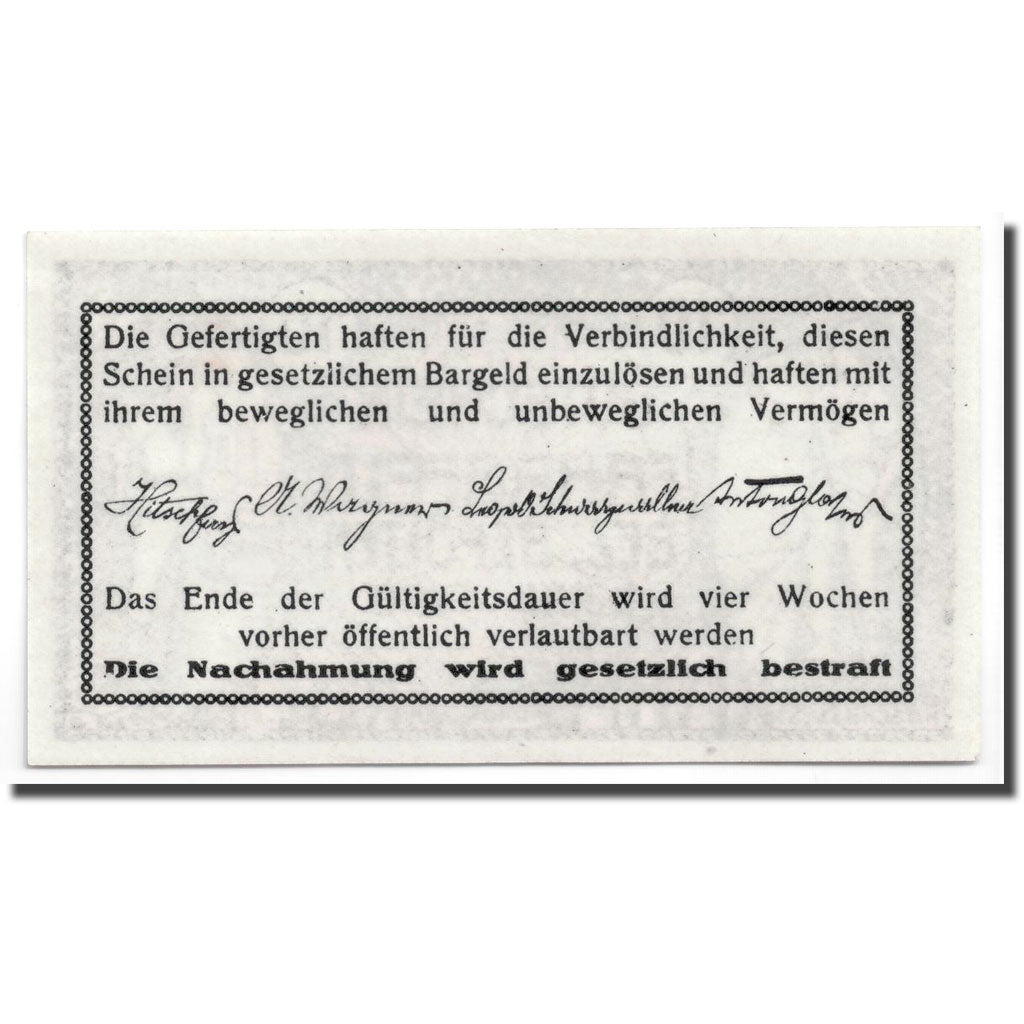 Geldschein, Österreich, Fahrafeld, 10 Heller, personnage, 1920, 1920-07-01
