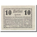 Geldschein, Österreich, Kirchheim, 10 Heller, graphique, UNZ-, Mehl:447 IIb