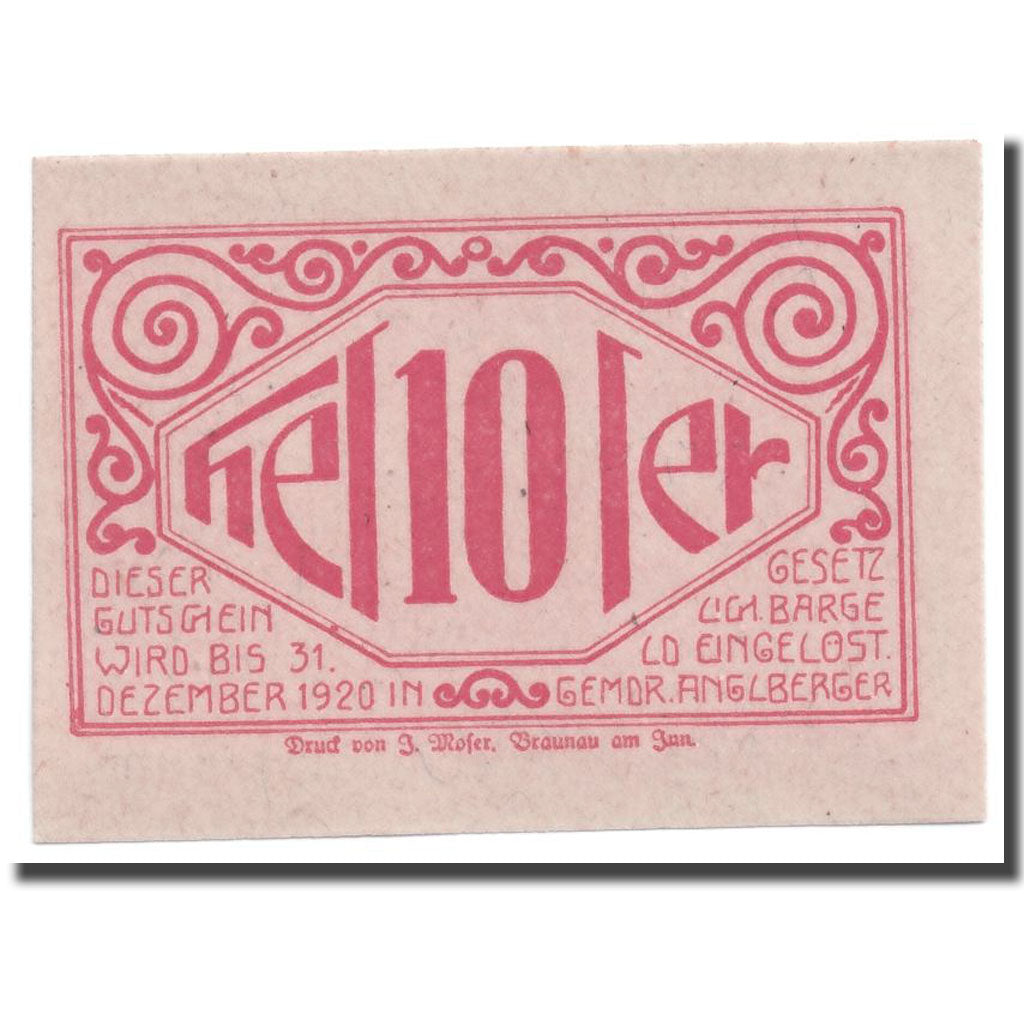 Geldschein, Österreich, Lochen, 10 Heller, paysage, UNZ-, Mehl:559d