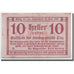 Geldschein, Österreich, Linz, 10 Heller, graphique, 1920, 1920-01-16, UNZ-
