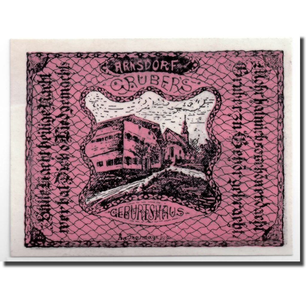 Banknote, Austria, Lamprechtshausen, 50 Heller, paysage, UNC(63), Mehl:498.1