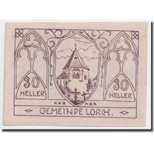 Banknot, Austria, Lorch, 30 Heller, Monument, 1920, 1920-05-15, UNC(63)