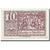Geldschein, Österreich, Mondsee in Oberösterr., 10 Heller, personnage, UNZ-