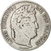FRANCE, Louis-Philippe, 5 Francs, 1834, Lyon, KM #749.4, VF(20-25), Silver,...