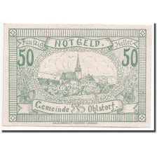 Banknote, Austria, Ohlstorf, 50 Heller, Eglise, 1920, 1920-06-01, UNC(63)