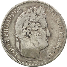 Louis-Philippe I, 5 Francs tête laurée, 1837 MA, Marseille, Gadoury 678