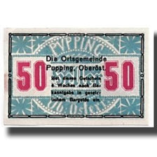 Banknote, Austria, Pupping, 50 Heller, paysage, UNC(63), Mehl:792IIa
