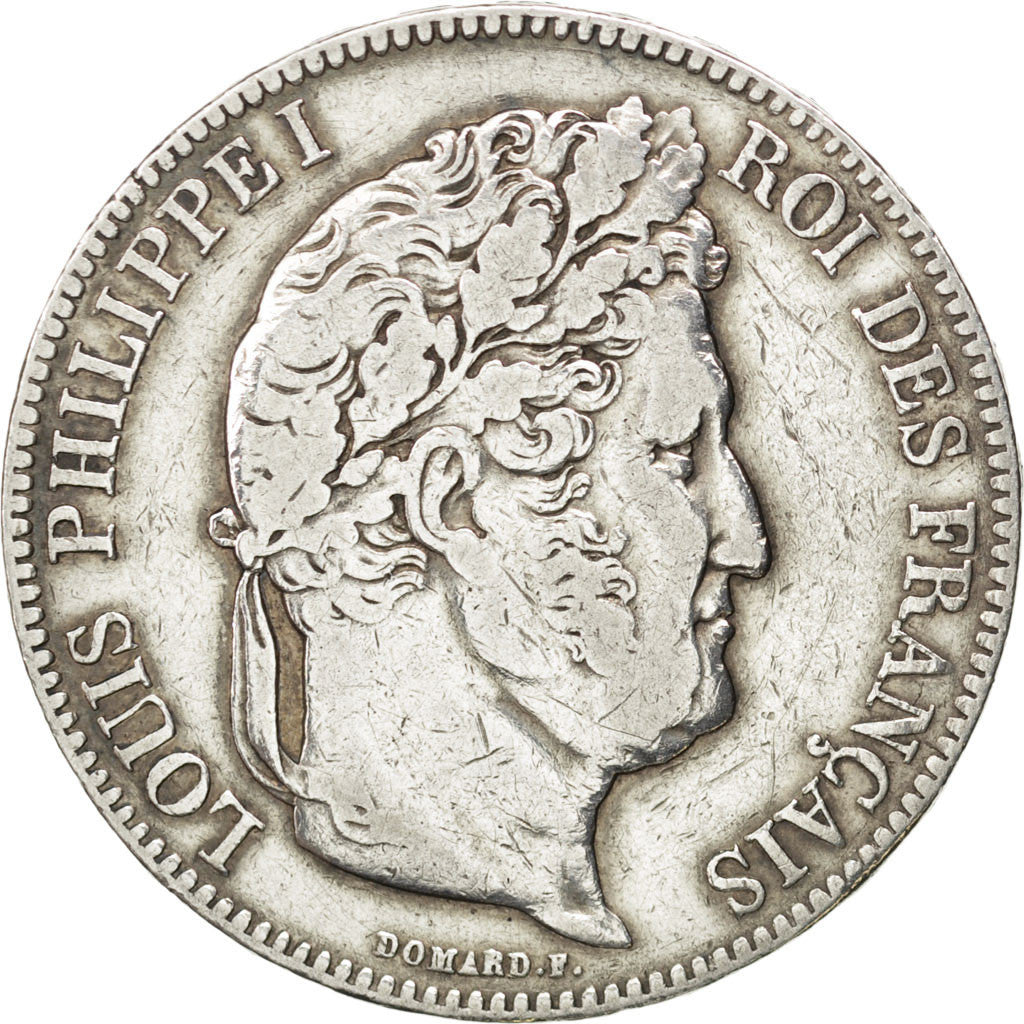 Louis-Philippe I, 5 Francs tête laurée, 1832 T, Nantes, Gadoury 678