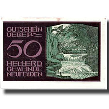 Banknote, Austria, Neufelden, 50 Heller, paysage, UNC(63), Mehl:644a