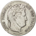 Moneda, Francia, Louis-Philippe, 5 Francs, 1833, Lille, BC+, Plata, KM:749.13
