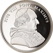 Vatican, Medal, Le Pape Pie VIII, MS(63), Copper-nickel