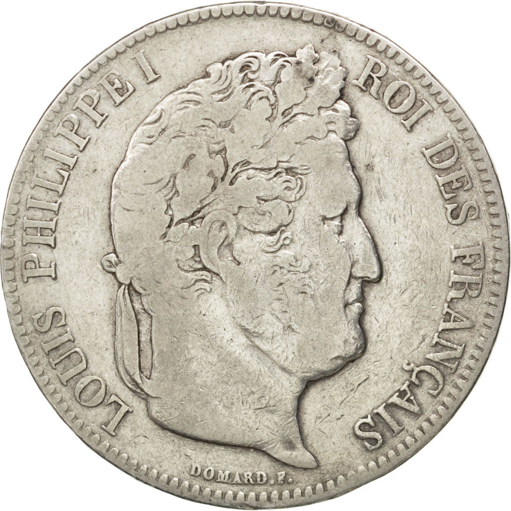 Monnaie, France, Louis-Philippe, 5 Francs, 1837, Lille, TB, Argent, KM:749.13