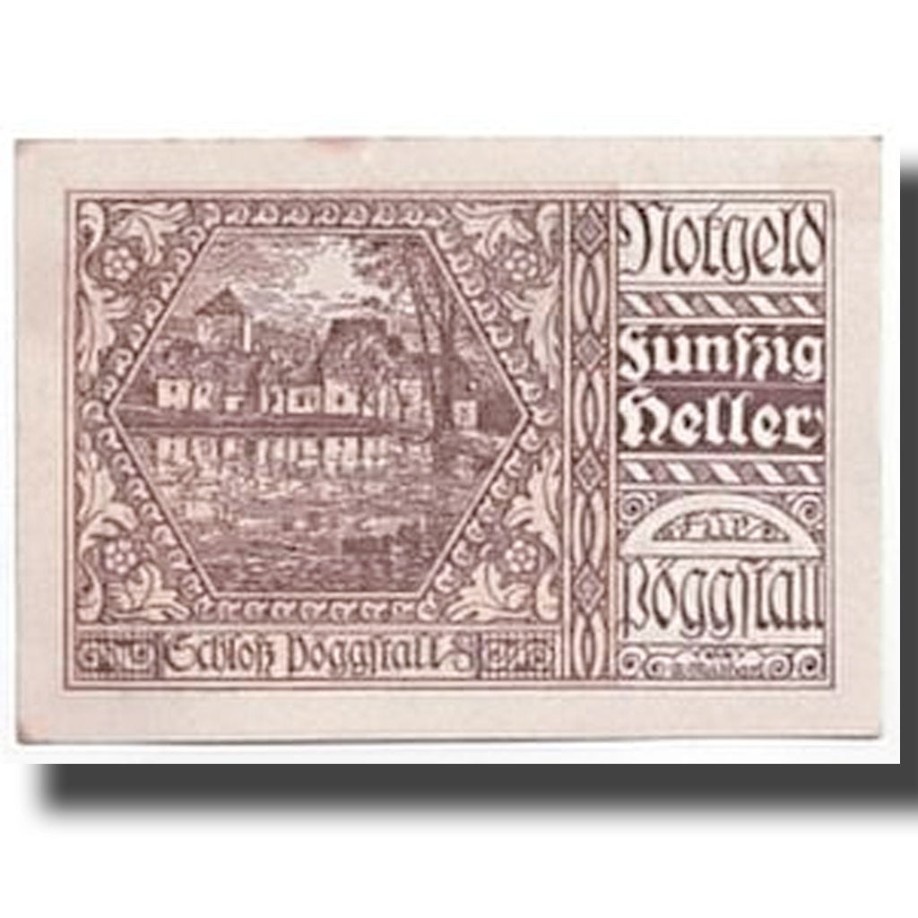 Banknote, Austria, Pöggstall, 50 Heller, paysage 1, 1920, 1920-04-27, UNC(63)