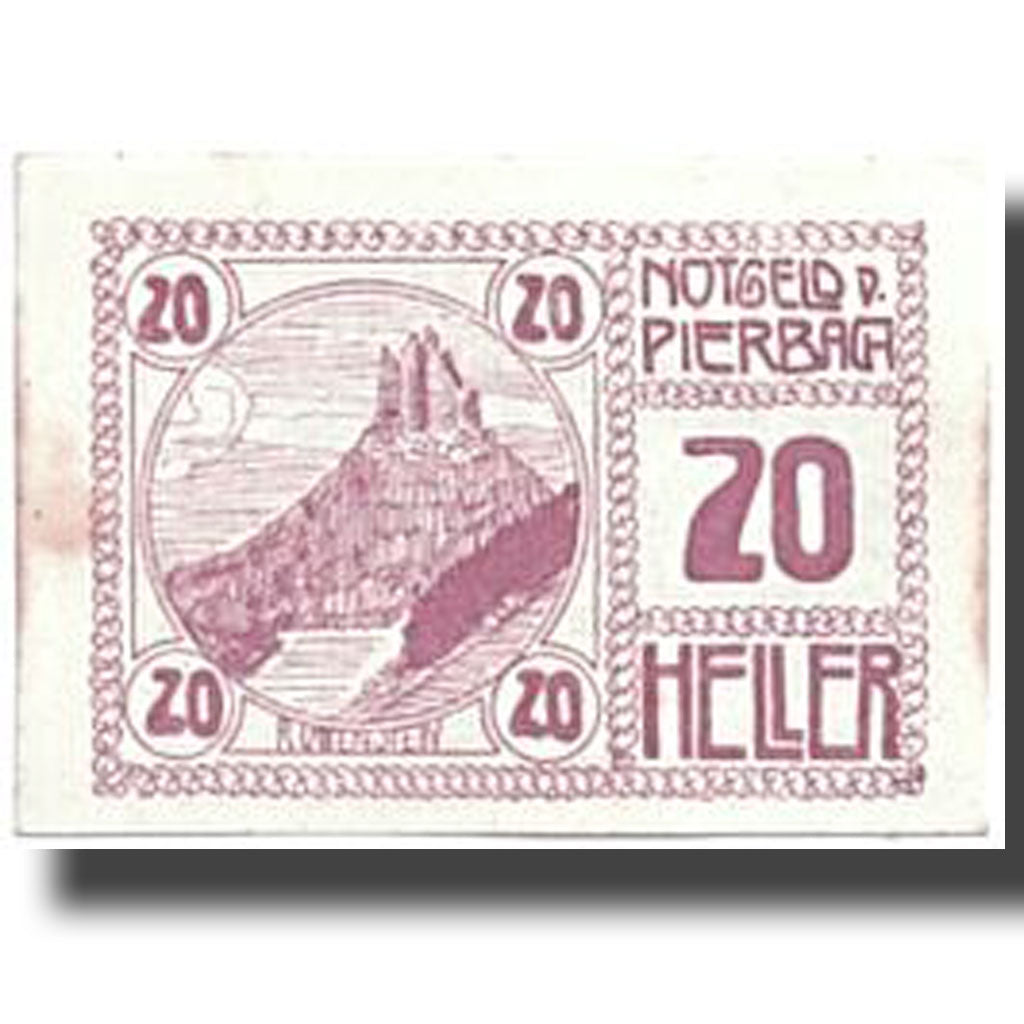 Banknote, Austria, Pierbach, 20 Heller, paysage, UNC(63), Mehl:FS 749