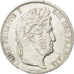 Louis-Philippe I, 5 Francs tête laurée, 1845 W, Lille, Gadoury 678a