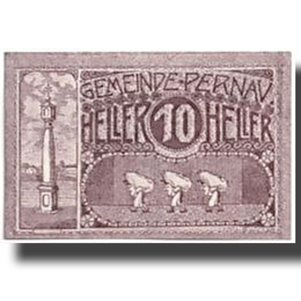 Banknote, Austria, Pernau, 10 Heller, personnage, UNC(63), Mehl:7341 Ia
