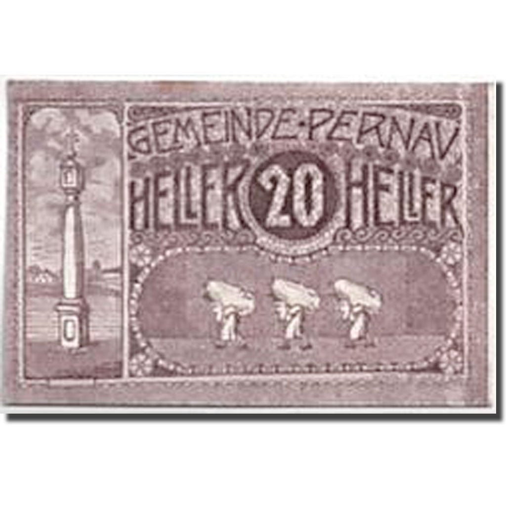 Banknote, Austria, Pernau, 20 Heller, personnage, UNC(63), Mehl:7341 Ia