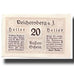 Banknote, Austria, Reichersberg, 20 Heller, paysage 1, 1920, 1920-05-24