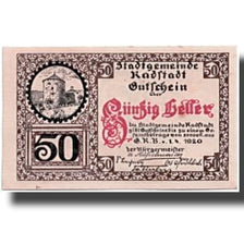 Banknote, Austria, Radstadt, 50 Heller, chateau 1, 1920, 1920-04-01, UNC(63)