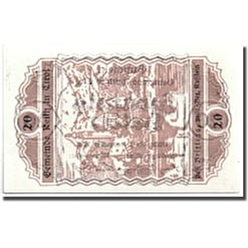 Geldschein, Österreich, Reith, 20 Heller, paysage, UNZ-, Mehl:FS 831a