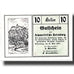 Banknote, Austria, Rosenburg, 10 Heller, paysage, 1920, 1920-05-24, UNC(63)
