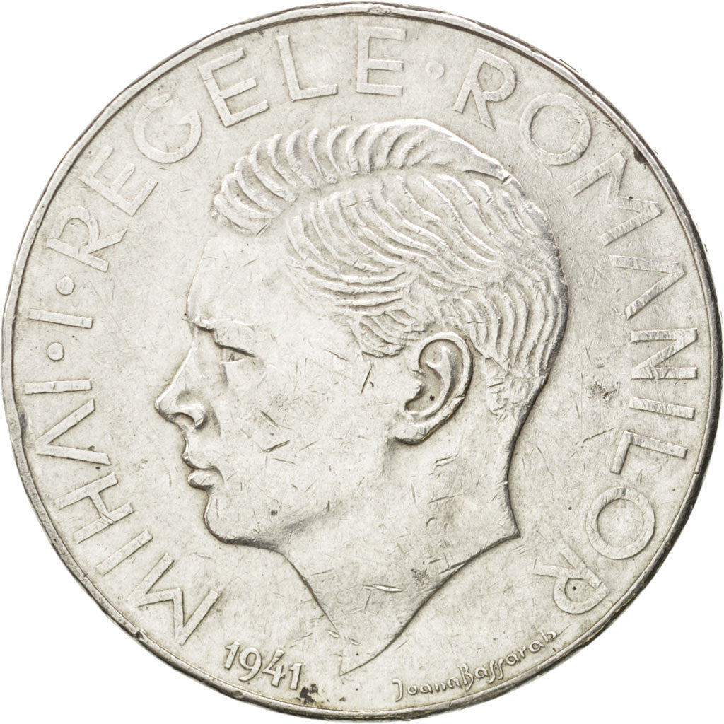 Romania, Mihai I, 500 Lei, 1941, BB, Argento, KM:60