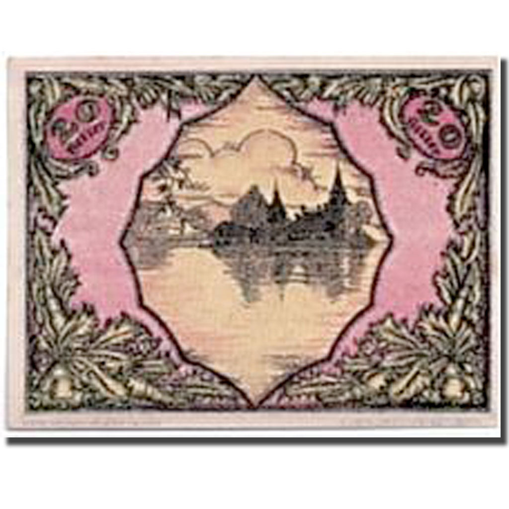 Banknote, Austria, Seewalchen am Attersee, 20 Heller, paysage, 1920, 1920-05-08