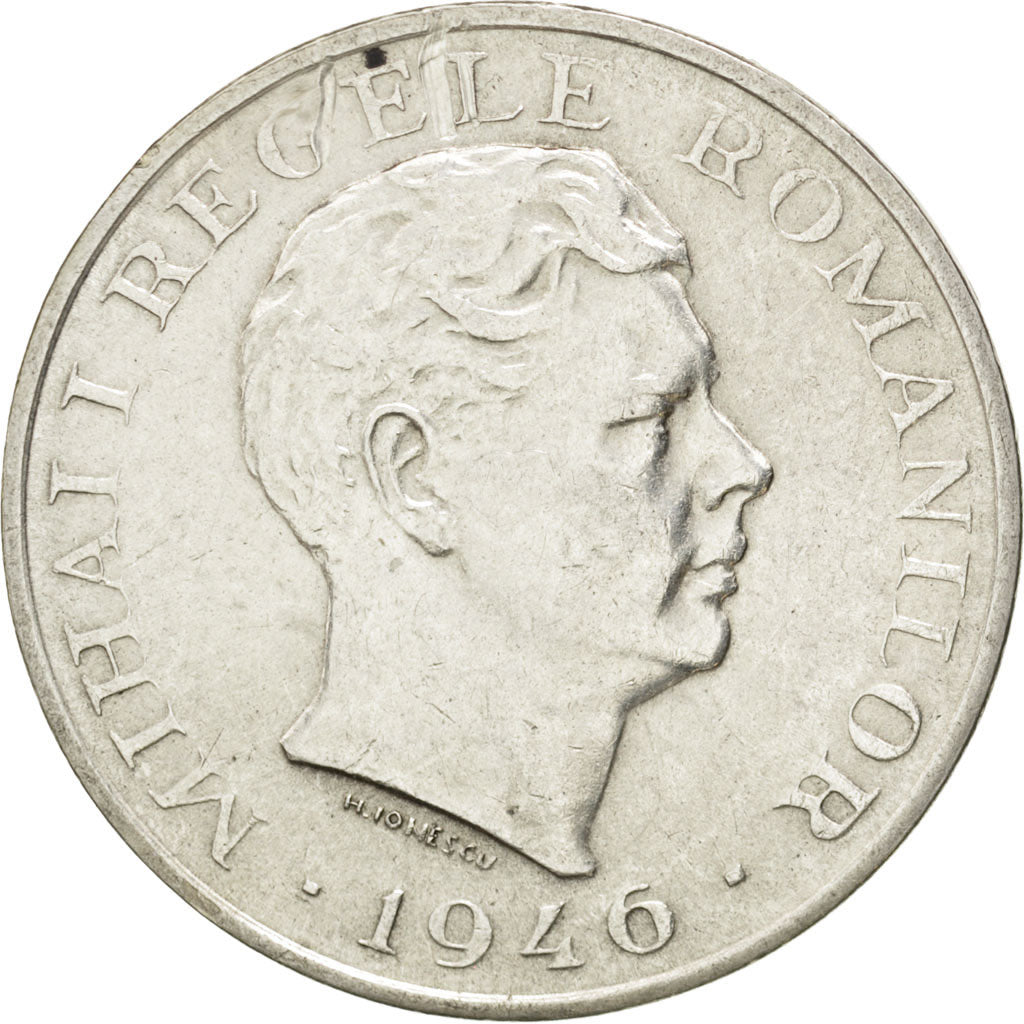 Romania, Mihai I, 100000 Lei, 1946, BB+, Argento, KM:71