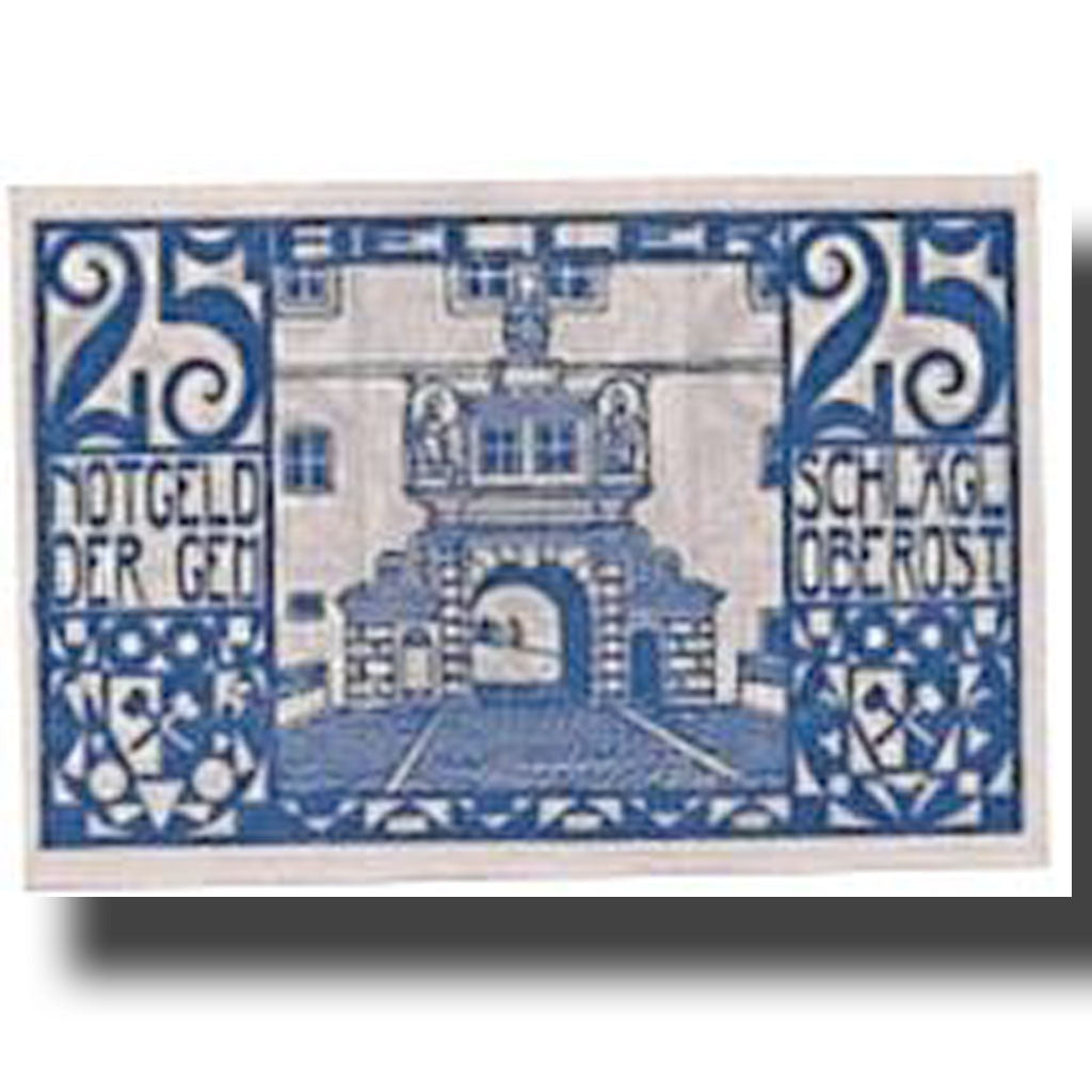Banconote, Austria, Schlägl, 25 Heller, Ecusson, KM:960, SPL