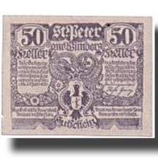 Banknote, Austria, St Peter am Wimberg, 50 Heller, paysage, UNC(63), Mehl:926