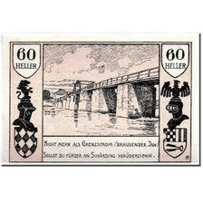 Banknote, Austria, Schärding, 60 Heller, pont, 1920, 1920-04-30, UNC(63)