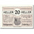 Banknote, Austria, Schärding, 20 Heller, paysage, 1920, 1920-04-30, UNC(63)