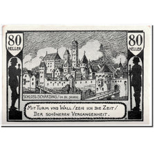 Banknote, Austria, Schärding, 80 Heller, rempart, 1920, 1920-04-30, UNC(63)