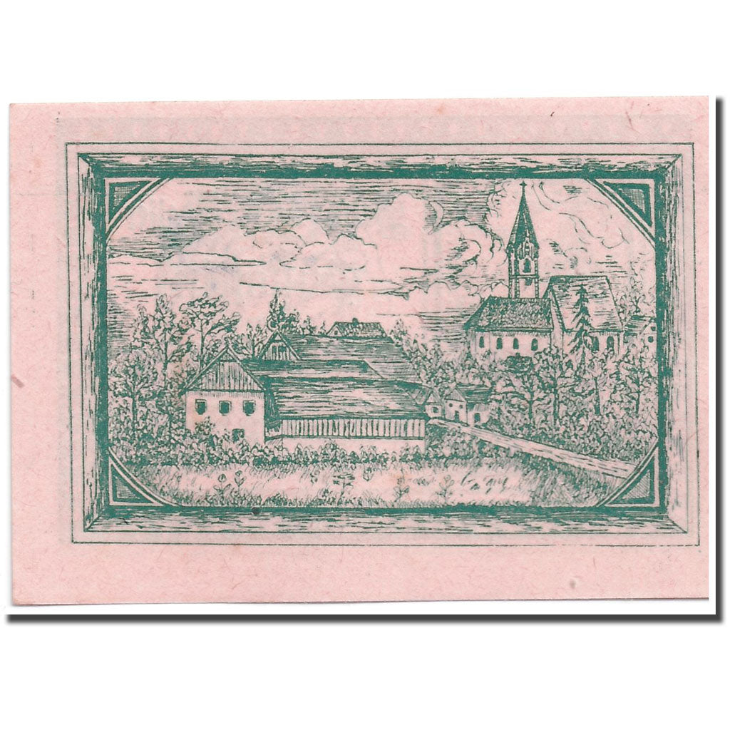 Banknote, Austria, Pötting, 10 Heller, Eglise, 1920, 1920-04-23, UNC(63)
