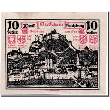 Banconote, Austria, Salzburg, 10 Heller, paysage, 1919, 1919-10-01, SPL
