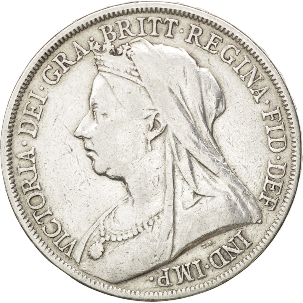 GREAT BRITAIN, Crown, 1893, KM #783, EF(40-45), Silver, 38.61, 27.97