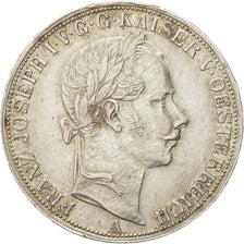AUSTRIA, Thaler, 1858, Vienne, KM #2244, AU(50-53), Silver, 18.51