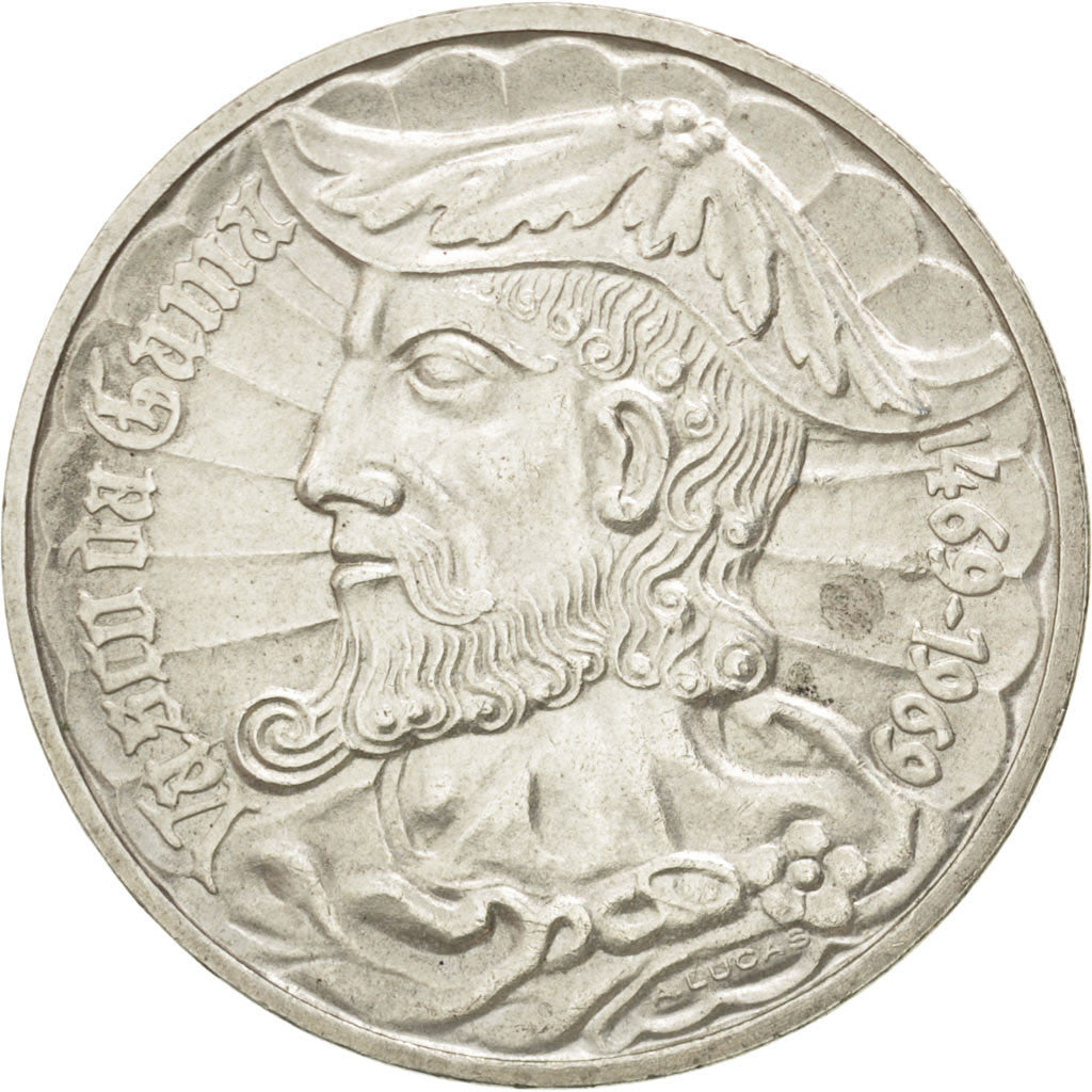 Coin, Portugal, 50 Escudos, 1969, AU(55-58), Silver, KM:598