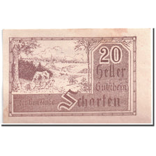 Banknote, Austria, Scharten, 20 Heller, paysage, 1920, 1920-05-02, UNC(63)