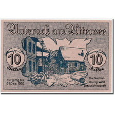 Banknote, Austria, Unterach, 10 Heller, paysage, 1920, UNC(63), Mehl:1093