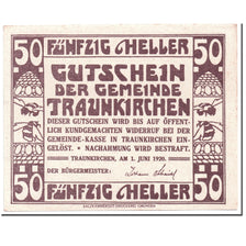 Banknote, Austria, Traunkirchen, 50 Heller, personnage, 1920, 1920-06-01