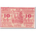 Banknote, Austria, Vocklabruck, 10 Heller, cavalier, 1919, 1919-11-29, UNC(63)