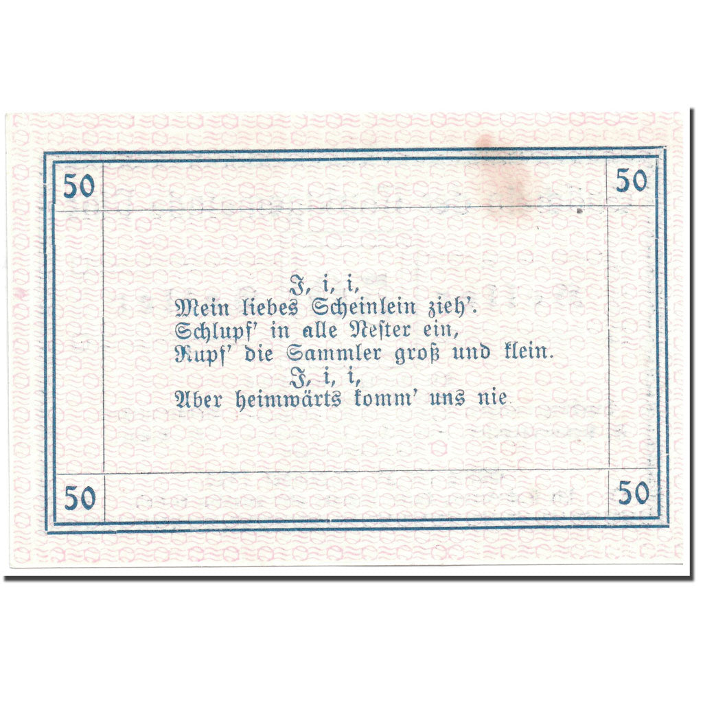 Geldschein, Österreich, Vitis, 50 Heller, graphique, 1920, UNZ-, Mehl:1115