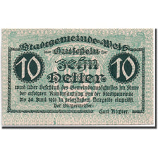 Banknote, Austria, Wels, 10 Heller, château, 1920, 1920-06-30, UNC(63)