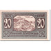 Geldschein, Österreich, Wolfsegg, 20 Heller, paysage, 1922, UNZ-, Mehl:1250
