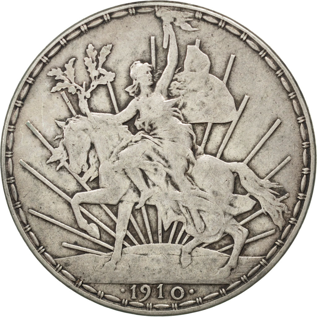 MEXICO, Peso, 1910, Mexico City, KM #453, VF(30-35), Silver, 39, 27.06