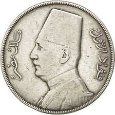 EGYPT, 20 Piastres, 1929, British Royal Mint, KM #352, EF(40-45), Silver, 40,...