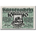 Banknote, Austria, Hainbur a/d Donau, 10 Heller, Ecusson, UNC(63), Mehl:337a