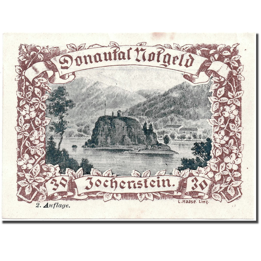 Banknote, Austria, Donautalnotgeld O.Ö. der Gemeinden, 30 Heller, paysage 1